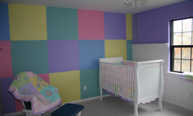 Color blocks in nursery